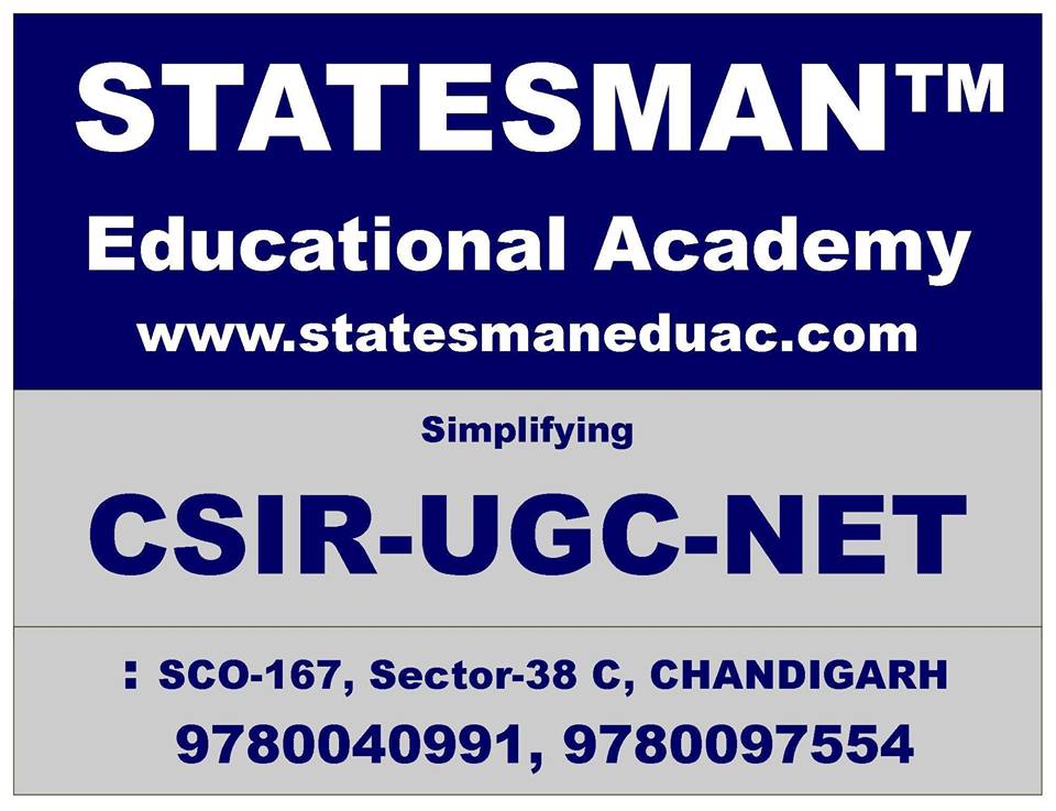 Statesman Academy For CSIR NET Life Science Coaching in Chandigarh